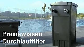 Teichfilter  UVC Durchlauffilter  Video Einsatz und Anwendung von Durchlauffiltern im Gartenteich [upl. by Gnuhn]