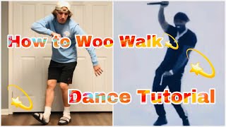 How to do The Woo Walk Pop Smoke Dance Tutorial [upl. by Rizika]