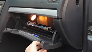 Skoda Octavia 2 Facelift  How to remove the glovebox [upl. by Ahon]