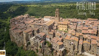 🇮🇹 4K drone video of Pitigliano Tuscany Italy [upl. by Isyak]