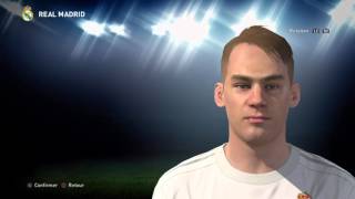 PES 2016 FACES EDITION  Philipp LIENHART  REAL MADRID [upl. by Suiratnauq460]