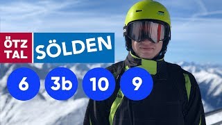 Ski Sölden • Blue 6 3b 10 9 • 5km long 4K [upl. by Waers]