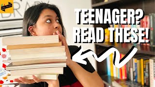 TOP 12 books for TEENAGERS  Beginner friendly books  Book recommendations for 13yrs18yrs old [upl. by Kirrad]