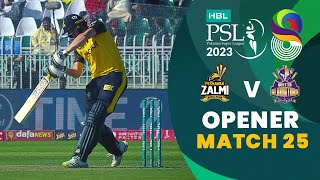 Opener  Peshawar Zalmi vs Quetta Gladiators  Match 25  HBL PSL 8  MI2T [upl. by Enrica]