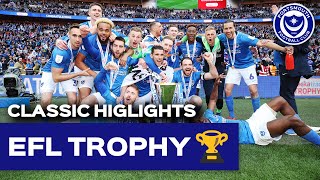 Checkatrade Trophy CHAMPIONS  Portsmouth 22 Sunderland Portsmouth win 54 on penalties [upl. by Possing]