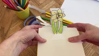 How to Make a PopUp Book MakeDo at Home [upl. by Nyrroc]