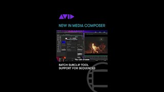 Media Composer adds support to create subclips from your sequences as well as your clips [upl. by Tomasine]