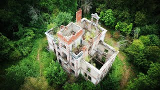 One man unearths this chateau ruin from overgrown forest  full video [upl. by Niletak582]