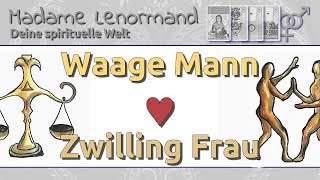 Waage Mann amp Zwillinge Frau Liebe und Partnerschaft [upl. by Artened563]