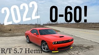 2022 Dodge Challenger RT Hemi 57 060 test [upl. by Eihpos]