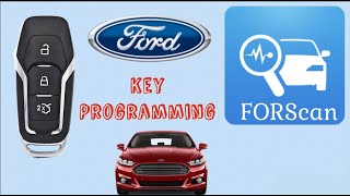 Programming  Adding  Key keyless  Ford Mondeo mk5 Fusion SMax Galaxy  Forscan [upl. by Quiteri]