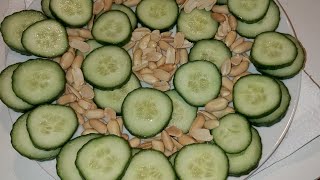 How to make Cucumber and groundnut sneaks [upl. by Nylcsoj758]