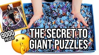 The Secret to Doing Giant Jigsaw Puzzles [upl. by Emily]