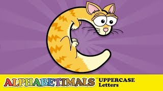 UPPERCASE Animal Alphabet Letters App  Alphabetimalscom [upl. by Nitin]