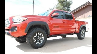 2017 Tacoma Tire Upgrade 26575R16 BFG KO2s [upl. by Bollay]