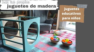 Tutorial Juguetes educativos de madera [upl. by Harimas]