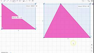 Area del triangolo [upl. by Naasah]