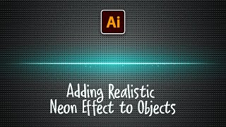 Realistic Neon Light Effect Illustrator  Adobe Illustrator Tutorial [upl. by Kcirtapnaes]