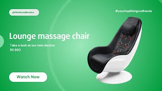 Medisana  Lounge massage chair RS 660 eng [upl. by Casie654]