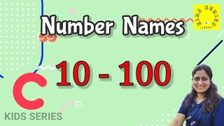 Number Names  10  100  Learn English Numbers [upl. by Desireah]