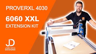 6060 extension kit build  PROVerXL 4030 CNC from Sainsmart Genmitsu [upl. by Eveneg]