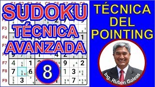 SUDOKU  Técnica avanzada POINTING [upl. by Olram]