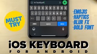 New Update iOSInspired Keyboard For Android APK [upl. by Schott552]