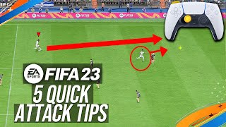 FIFA 23  5 BEST ATTACKING TIPS TO INSTANTLY IMPROVE amp SCORE MORE GOALS [upl. by Ulick]