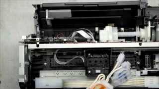 Разборка Epson L110 L132 L312 Disassemble the Epson L110 [upl. by Seessel]