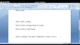 Quasipassive voice change rule amp example [upl. by Egroj]