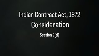 Consideration under Contract Act 1872 cafoundation lawlectures consideration lawstudent [upl. by Randolf]