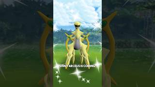 Shiny Arceus in Pokémon GO ✨ pokemon pokemongo mobilegame pikachu pokemontiktok mystic7 [upl. by Knick]