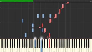 Secret  Piano Battle 2 Chopins Walts Piano Tutorial Synthesia [upl. by Slinkman]