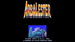 Arbalester Arcade  ALL Clear No Miss  1CC  No Autofire  2925000 points  edusword [upl. by Ahsemal254]