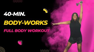 40Minute Full BodyWorks Dumbbell Workout at Home I Sculpt amp Strengthen [upl. by Petes]