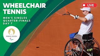 Wheelchair Tennis  Mens Singles Quarter Finals  Day 7 [upl. by Sochor]