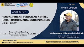 WORKSHOP SOSIOLOGI UNIVERSITAS MATARAM [upl. by Nywled176]