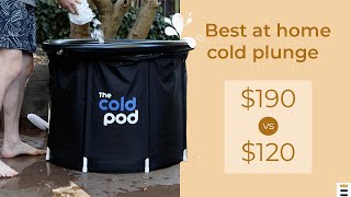 Best at home cold plunge  Cold Pod vs IceDoo We Tested Both [upl. by Nylanna]