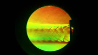 Color Schlieren Filters with a Supersonic Nozzle [upl. by Naujad]