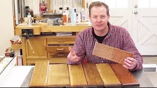 How to Finish Quarter Sawn White Oak and Pop The Figure [upl. by Leugar]