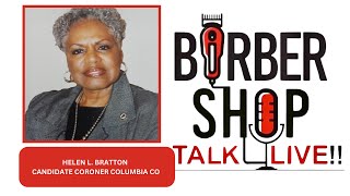 Barber Shop Talk Live  With Special Guest Helen L Bratton [upl. by Mchail]