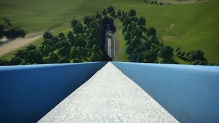 Planet Coaster Super Water Slide [upl. by Ymmak]