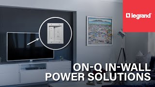 On Q Installing the Legrand InWall Power Kit [upl. by Hatti]