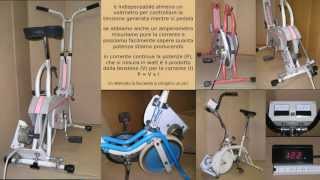 come trasformare la cyclette in un generatore elettrico a pedali [upl. by Heigho]