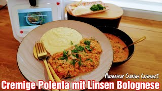 Monsieur Cuisine  Cremige Polenta mit Linsenbolognese [upl. by Evreh]