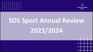 SDS Sport Annual Review 20232024 [upl. by Danella]