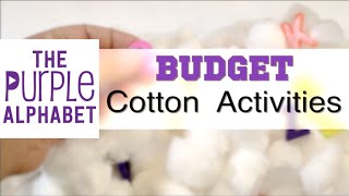 5 Budget Cotton Ball Activities  Cheap and Easy [upl. by Avir958]