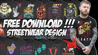 BEST FREEDOWNLOAD STREETWEAR DESIGN V2 [upl. by Kimber]