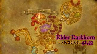 Elder Darkhorn Location  Classic WOW [upl. by Rexer995]