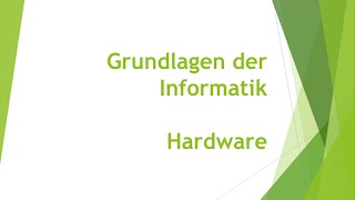 Digitale Grundlagen Hardware einfach und kurz erklärt [upl. by Reba]